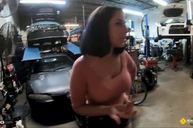 Roadside - Big Boobs Nina Lopez Fucks The Mechanic