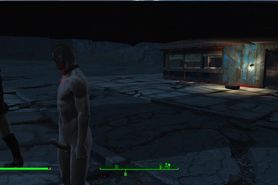The guy shows his huge cock and then fucks the girl  Fallout 76, Porno Game