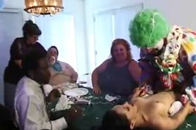 Momma Arranges A Sex With A Midget On Her Son's Birthday Party
