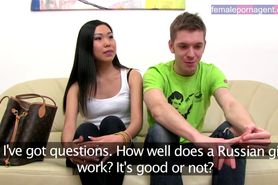 Sexy Russian Pair Does Casting