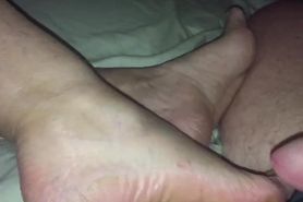 I slip into bed with Aunt Ann for some foot fun part 4