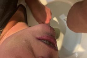 First time a lot Pee in my mouth next I give him blowJob with cum in my mouth