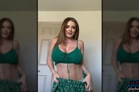 Huge boobs MILF Sophie Dee pool fun at home during the quarantine
