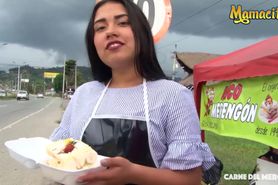 Carne Del Mercado - Big Booty Latina Picked Up For Some Hot Sex - MamacitaZ