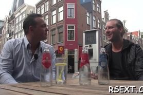 Guy takes trip to amsterdam