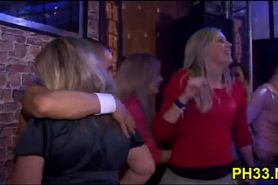 Tons of group sex on the dance floor - video 34