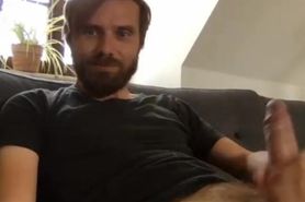 GermanGUy Jerkoff on cam while his wife not home