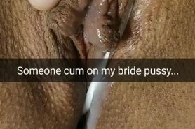 My bride cheat me with stranger without condom [Cuckold. Snapchat]