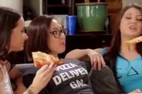 Sorority Sisters Eat the Pizza Delivery Girl - Part 2 at GoodGreatPorn