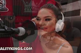 Reality Kings - Sneaky radio host Athena Faris tries some bbc
