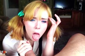Cute Redhead Deepthroat Cock Lover And Anal Sex After College