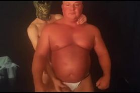 Gentle Beefy Daddy's Hugging and Ejaculation