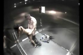 Stranger fucks girls in elevator