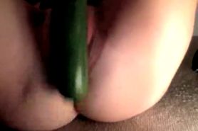 pussy pump and cucumber fuck