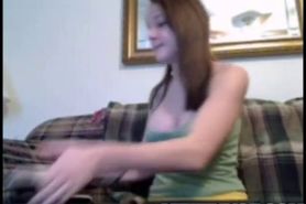 Big tits teen babe nude on webcam