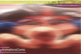 Spiderman Screw Adventures - Spiderman And Venom - Bisexual Cartoon,Comic,Hentai