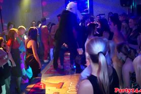 Nightclub sexparty voyeur fun with real teens