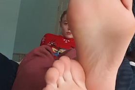 Blonde Teen Morning Feet