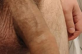 Erection Growth - Uncut dick slowly gets hard