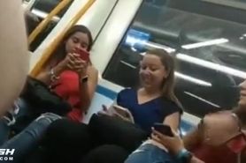 3 Women Watching Piercing Cock Flash