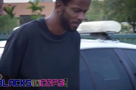 Cops in public bang a big ebony pecker