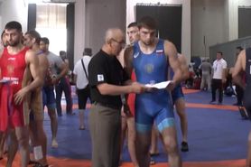 Wrestling Weigh ins and Crotch Grabs