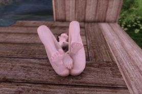 White Freckled Girl Sonora Gets Fucked By The Beach 3D Hentai