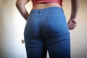 Innocent Cutie With Her Fat Ass In Jeans