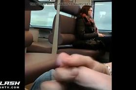 Cock Flash On Train