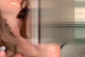 PREVIEW~ Cum all over my Face in the In-laws Shower!! UNCENSORED FACIAL available