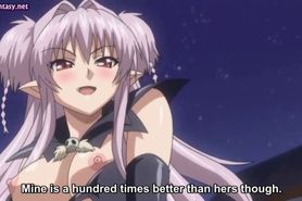 Sexy anime vampire having sex