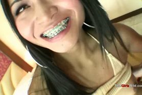 Thai whore loves sucking dick and licking nuts