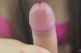 Extreme Close Up Blowjob - Cum in my Teen Mouth