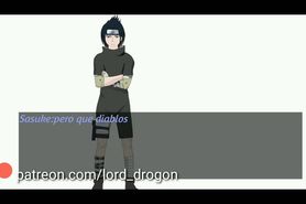 Naruto erogame: Sasuke descubre a Hinata masturbandose