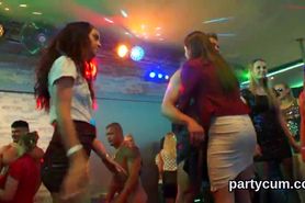 Frisky teenies get fully foolish and nude at hardcore party