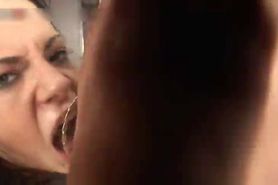 Blonde whore gets her tight pussy fisted part1