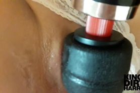 Perfect Anal Slave - Gets A Hard Drilling With Vibrator On Pussy Then An Anal Cream Pie!! (Part2)