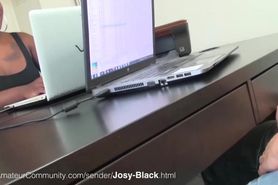 Sexy black Josy-Black give Amazing Blowjob