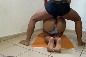 Pegging amateur with strapon