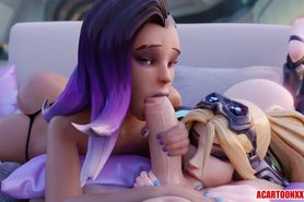 Overwatch heroes fucked by big stiff cocks compilation