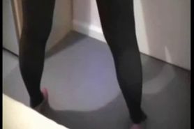 Wife fucked in kinky black stocking