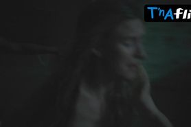 Brit Marling Breasts Scene  in The Keeping Room