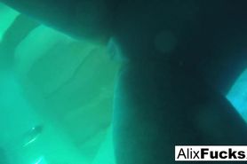 Underwater hidden camera lesbian fun with Alix & Jenna!