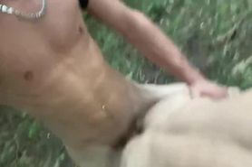 Being Fucked by a Twink Outdoor