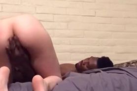 Slut chokes on dick and almost can’t take it