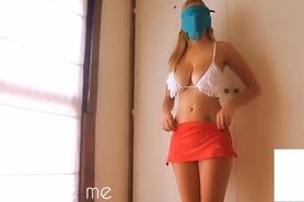 Masked Girl With Nice Breasts Analdin