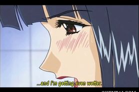 Wet anime babe craving for a cock inside