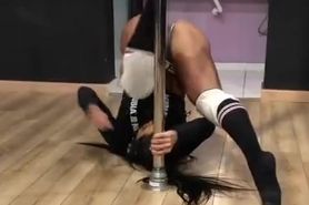 muscle pole dance