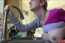 busty amateur milf fucked on kitchen I meet her at youfuck.fun