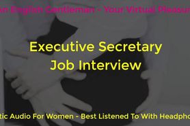 Daddy Dom Boss and Secretary Job Interview - Erotic Audio for Women - Against the Wall